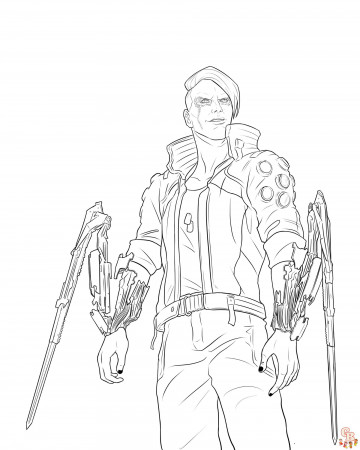 Cyberpunk Coloring Pages: Explore the Futuristic World