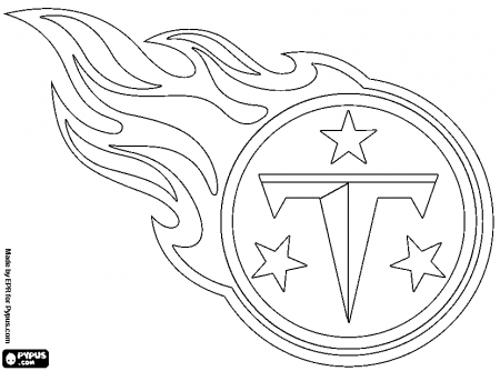 Tennessee Titans Logo Coloring Pages - Get Coloring Pages