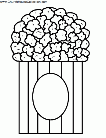 Popcorn - Coloring Pages for Kids and for Adults