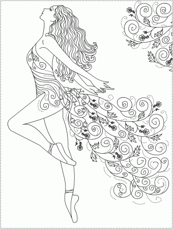 Ballerina Coloring Pages | UniqueColoringPages