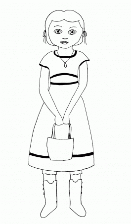 samanthas coloring pages. american girl doll coloring pages ...