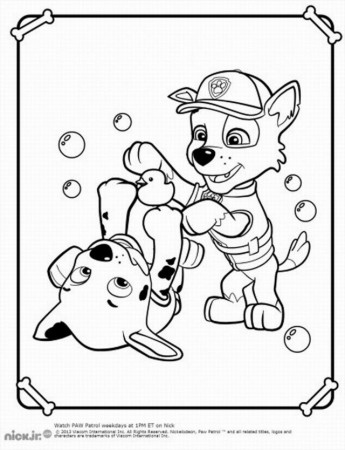 Paw Patrol Coloring Pages Cartoons