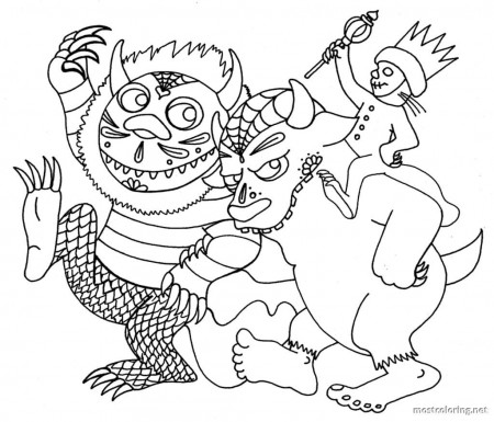 Where The Wild Things Are Coloring Page | Coloring Pages Printable