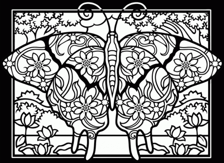 stained glass coloring pages - Clip Art Library