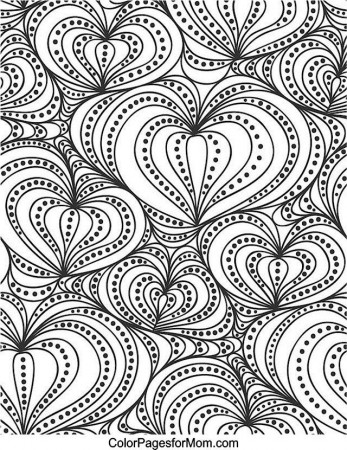 Hearts to Color | Coloring Pages, Paisley Coloring ...