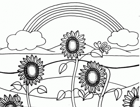 Free Summer Coloring Pages For Preschoolers Free Printable Summer ...