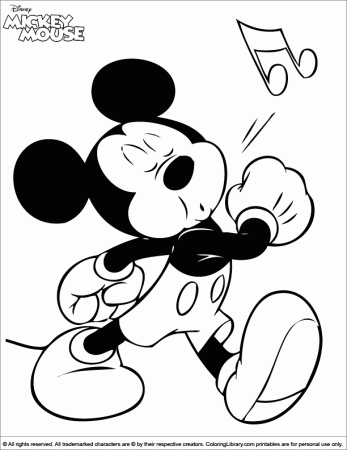 11 Pics of Mickey Mouse Head Coloring Pages - Mickey Mouse Face ...