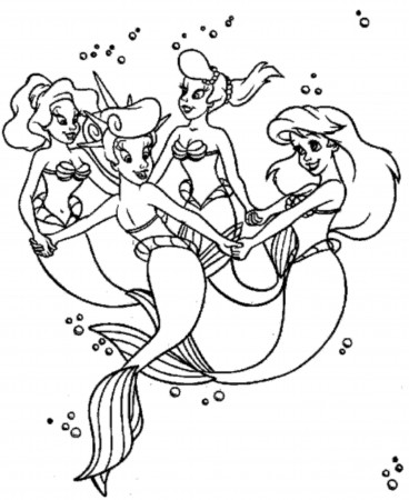 ariel the little mermaid coloring pages beautifull - Printable ...