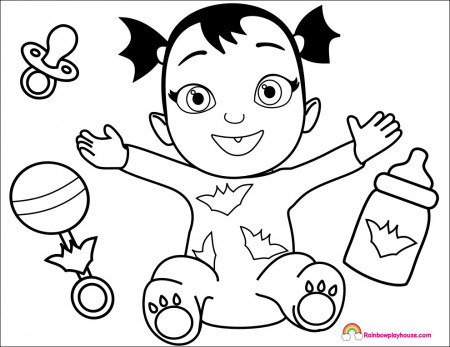 19 Inspirational Images Of Vampirina Coloring Sheet | Crafted Here