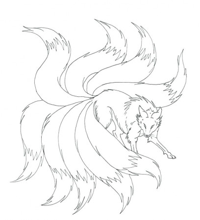 Nine Tail Fox Drawing posted by Michelle Mercado