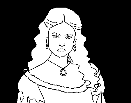 Katherine Pierce from The Vampire Diaries coloring page - Coloringcrew.com