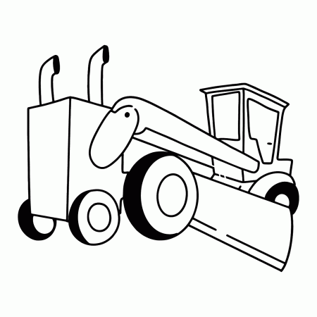 Tractor Grader coloring page ♥ Online, and Print for Free!