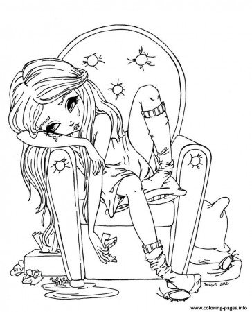 Best Lisa Frank Is Sad Dont Cry Coloring Pages Printable