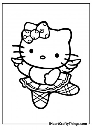 Hello Kitty Coloring Pages - Cute And 100% Free (2023)