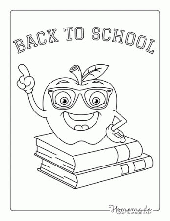 Free Back to School Coloring Pages for Kids