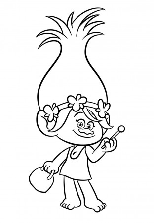 Free Trolls Poppy Coloring Page | Poppy coloring page, Coloring pages, Free coloring  pages