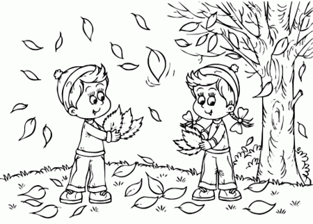 Printable Fall Color Pages - High Quality Coloring Pages