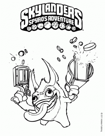 skylanders coloring pages to print - High Quality Coloring Pages