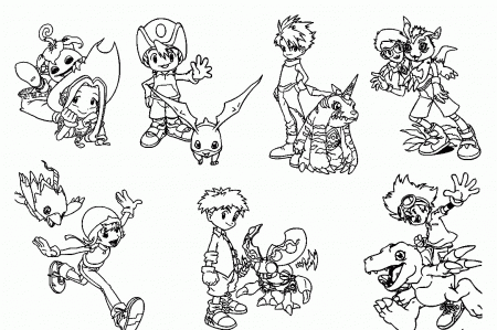 Printable Digimon Coloring Pages | Coloring Me
