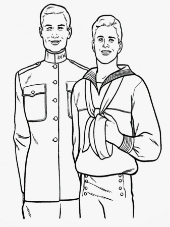 Sailor Coloring Pages | Realistic Coloring Pages