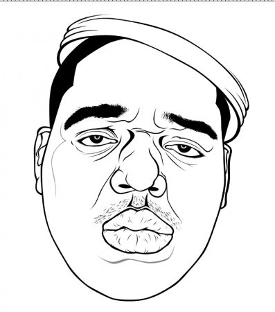 Biggie Smalls Colouring Pages - Free Colouring Pages
