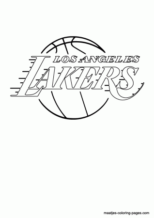 10 Pics of Lakers Logo Coloring Pages - Los Angeles Lakers Logo ...
