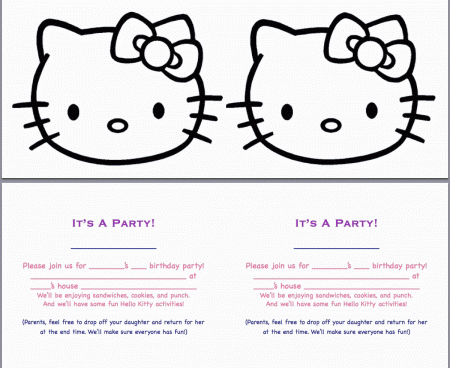 Defrump Me: Hello Kitty Party continued {FREE Printables!}