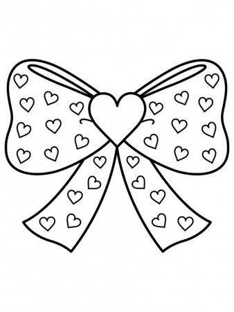 Bows Coloring Pages - Best Coloring Pages For Kids | Cool coloring pages,  Frozen coloring pages, Disney coloring pages