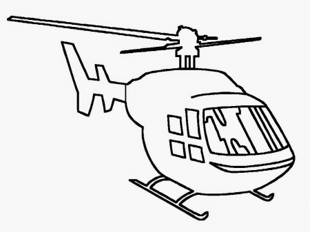 Police Helicopter Coloring Pages | Realistic Coloring Pages