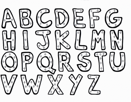great Alphabet Coloring Pages : Alphabet Coloring - Ducoloring.com