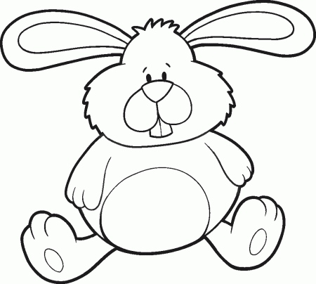 Printable Easter Bunny Coloring Pages Kids Free Printable ...
