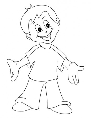 Happy coloring page | Download Free Happy coloring page for kids | Best Coloring  Pages