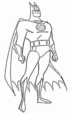 Free Colouring Pages For Boys Batman