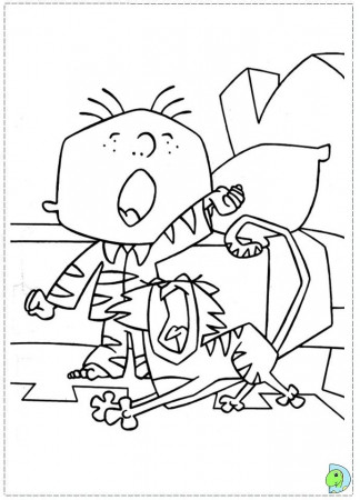 Flat Stanley Coloring Page - Coloring Page