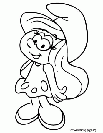 art smurf Colouring Pages