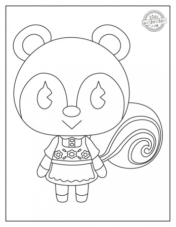Most Adorable Animal Crossing Coloring Pages | Kids Activities Blog