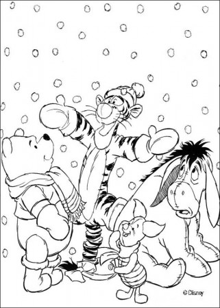 Winnie The Pooh coloring pages - Tigger