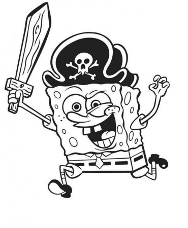 SpongeBob Free Coloring Pages for Kids - Coloring Pages For Toddlers