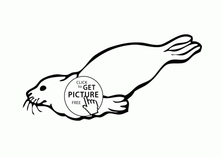 Nevada State Seal Coloring Page Baby Harp Seal Coloring Pages ...