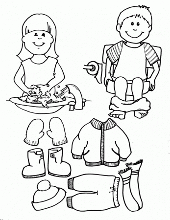 People - Coloring Sheets - Janice's Daycare