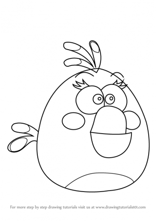 Angry Birds Matilda Coloring Pages