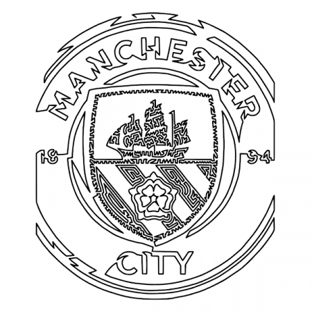 Manchester City Football Club Logo - Coloring Home