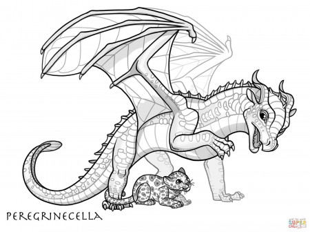 Baby Leafwing Dragon coloring page | Free Printable Coloring Pages
