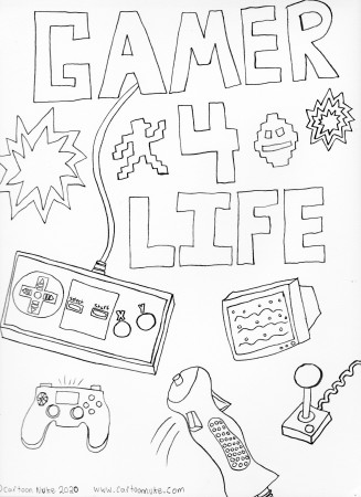 Gamer 4 Life Coloring Page - Album on Imgur