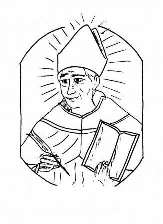 Some Saints of November Coloring Pages | City Wife, Country Life