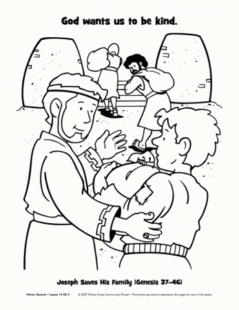 joseph and his brothers coloring page - High Quality Coloring Pages