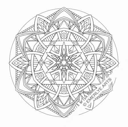 Degree 29 Printable Mandala Amp Abstract Colouring Pages For ...