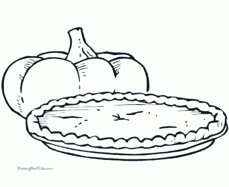 Food Coloring Pages for Thanksgiving 016