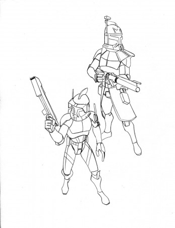 Captain Rex And Commander Cody Coloring Pages - Coloring Pages For ...