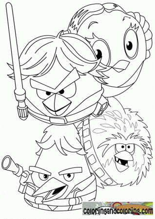 Angry Birds Star Wars 2 Coloring - High Quality Coloring Pages